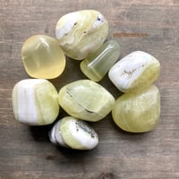 Image 1 of Lemon Calcite Tumbled Stone – For Confidence, Motivation & Solar Plexus Chakra Healing