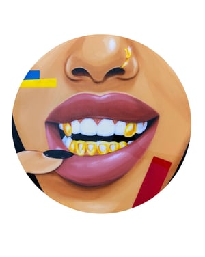 Image of Open Face Grace '25 (Round Accent Table)