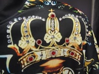 Image 15 of (Yellow Gold) Baroque jewelled bomber jacket 