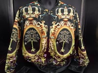 Image 13 of (Yellow Gold) Baroque jewelled bomber jacket 