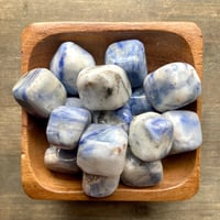 Image 2 of Afghanite Tumbled Stone – Third Eye & Crown Chakra Healing, Spiritual Awakening & Intuition