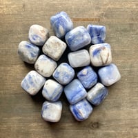 Image 1 of Afghanite Tumbled Stone – Third Eye & Crown Chakra Healing, Spiritual Awakening & Intuition