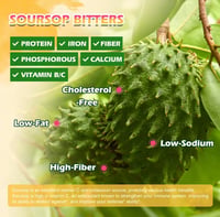 Image 4 of Soursop Bitters w/ Sea Moss, Black Seed, Elderberry, Burdock, & Tumeric