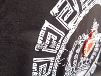 Image 8 of Black T, Red Beaded Heart Crown T shirt