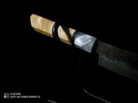 Image 2 of 265 Sujihiki (San-mai/Wrought iron cladding)