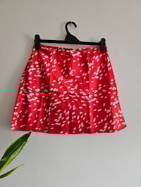 Image 1 of Pre loved Topshop delicate red and white polka mini skirt 