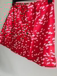 Image 2 of Pre loved Topshop delicate red and white polka mini skirt 