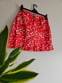 Image 6 of Pre loved Topshop delicate red and white polka mini skirt 