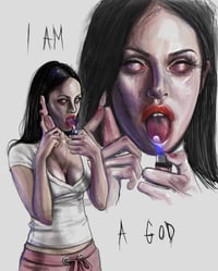 I am a G*d (Canvas print)