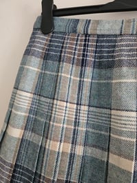 Image 2 of Vintage wool plaid tartan midi skirt