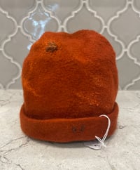 Image 2 of Felted Hat with Flower brooch