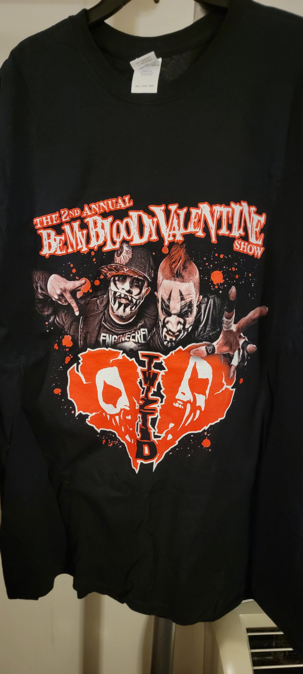 Twiztid Be My Bloody Valentine 2015 2xl tee