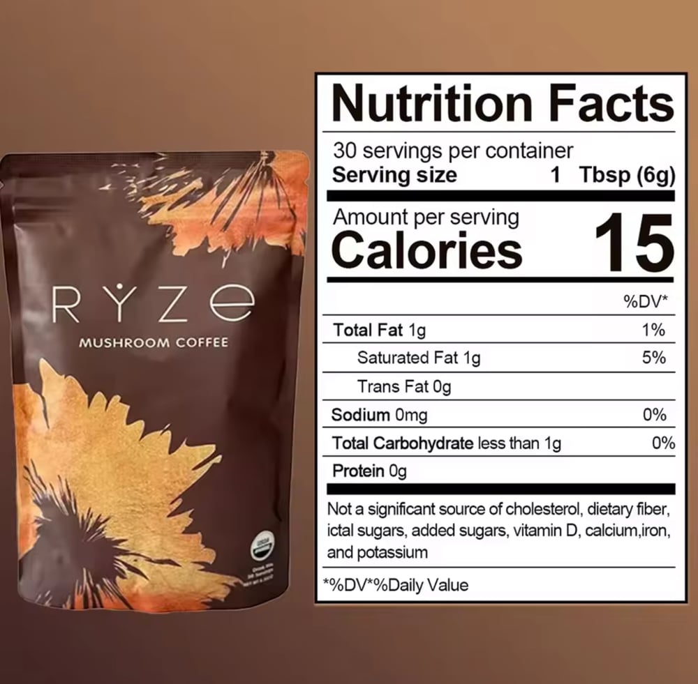 Image of Ryze Mushroom Coffee- 30 Servings