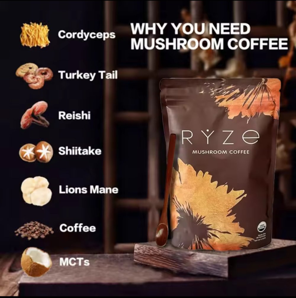 Image of Ryze Mushroom Coffee- 30 Servings