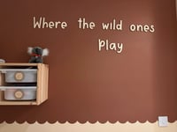 Image 4 of Where the wild ones play wall sign
