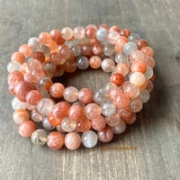 Image 2 of Arusha Golden Sunstone Beaded Bracelet – Sunshine Vibes & Abundance 