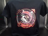 Image 1 of Space kitten 1, pink rhinestones