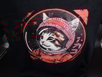 Image 5 of Space kitten 1, pink rhinestones
