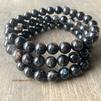 Image 1 of Astrophyllite Beaded Bracelet – Empowerment, Transformation, & Shadow Work