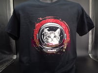 Image 1 of Space kitten 2, red rhinestones