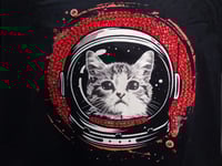 Image 3 of Space kitten 2, red rhinestones
