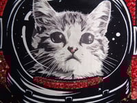 Image 6 of Space kitten 2, red rhinestones
