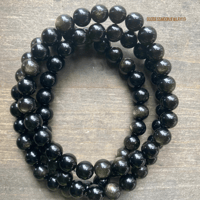 Image 2 of Golden Sheen Obsidian Bracelet – Protection & Negative Energy Defense 