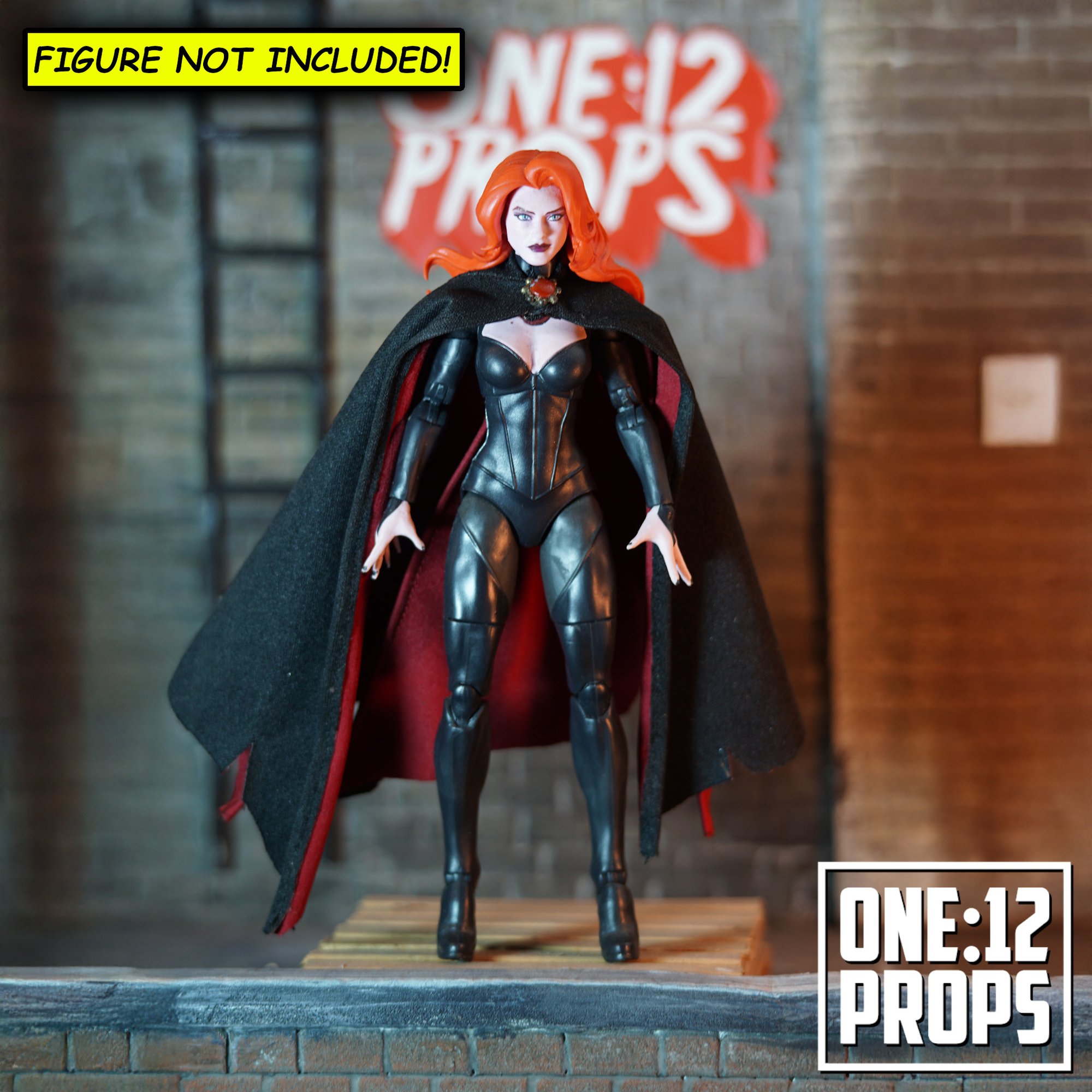 Mantello Double-face Nero Rosso 140 Cm - Carnevale - Carnival Toys - Foto 2