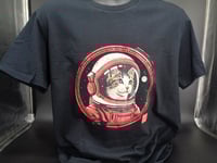 Image 1 of Space kitten 4, red rhinestones