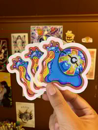 Quick Ball Snail Vinyl Stickers