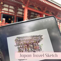 Image 2 of Senso-ji Art Print 