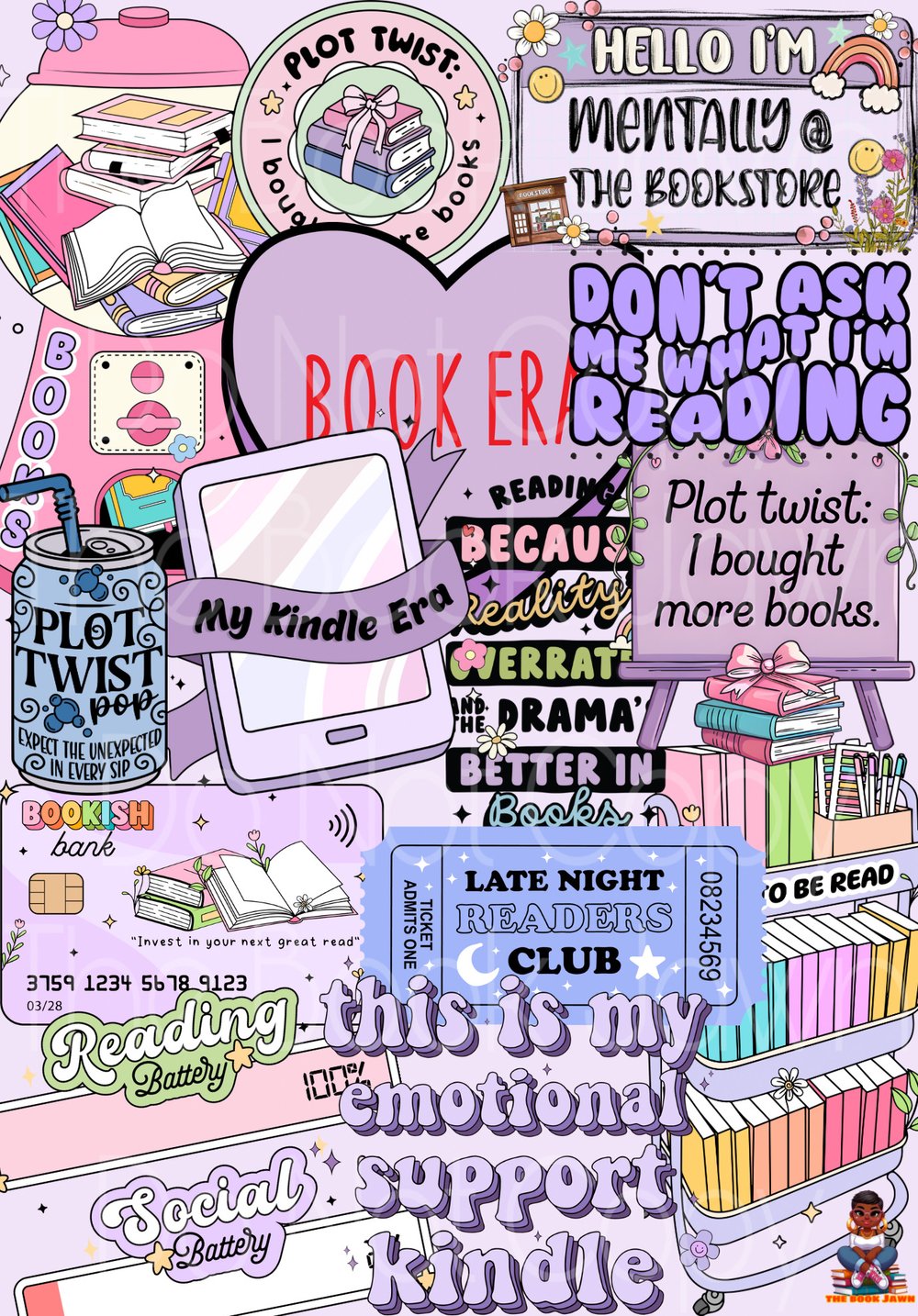 Image of Purple Collage Insert