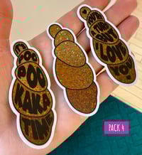 Image 4 of Poo poo sticker pack 💩 ( 3 small poo stickers) 