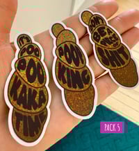 Image 5 of Poo poo sticker pack 💩 ( 3 small poo stickers) 