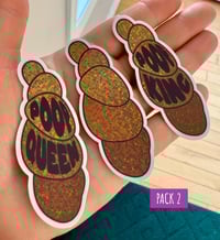 Image 2 of Poo poo sticker pack 💩 ( 3 small poo stickers) 