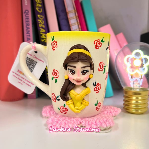 Image of Tazza Belle de la bella e la bestia