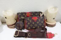 inspired LV Multi Pochette (Red)
