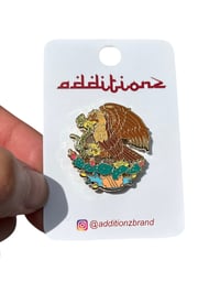 Image 2 of Mexican Coat of Arms Pin