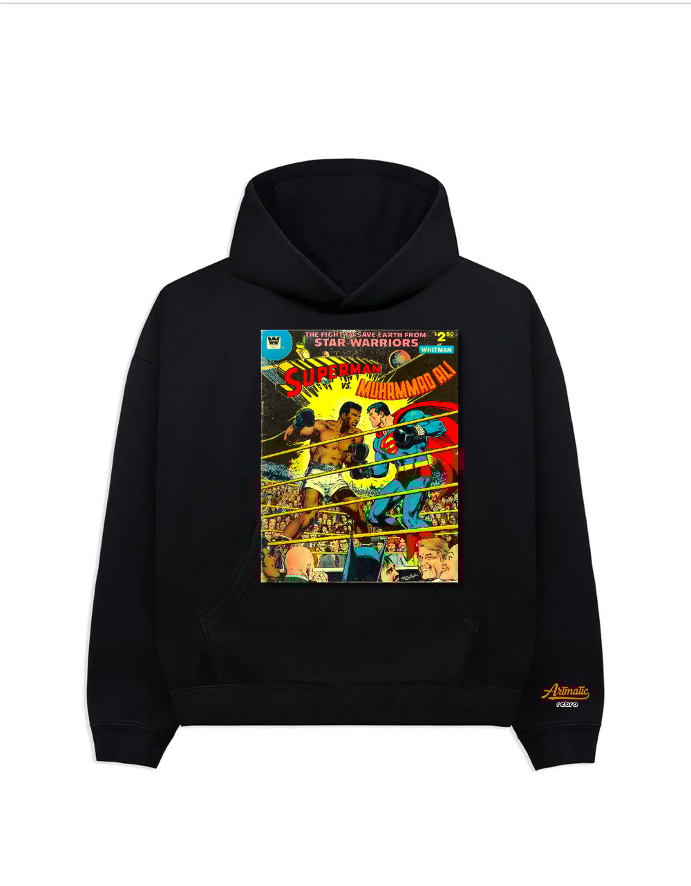Superman vs. Ali  retro Hoodie