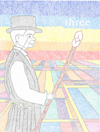 Rainbow Horizon Shon (Three of Wands) print