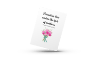 Mom Card Bouquet