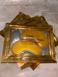 Gold gel crystal collagen eye mask
