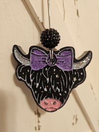 Special order highland cow black and purple for Kelly 