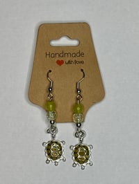 Dangle Sea Turtle Earrings