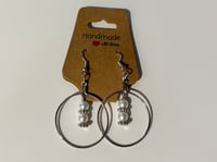 Pearl Hoop Earrings 
