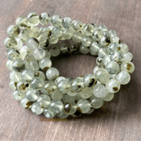 Image 2 of Prehnite Beaded Bracelet | Healing Bracelet for Spiritual Connection
