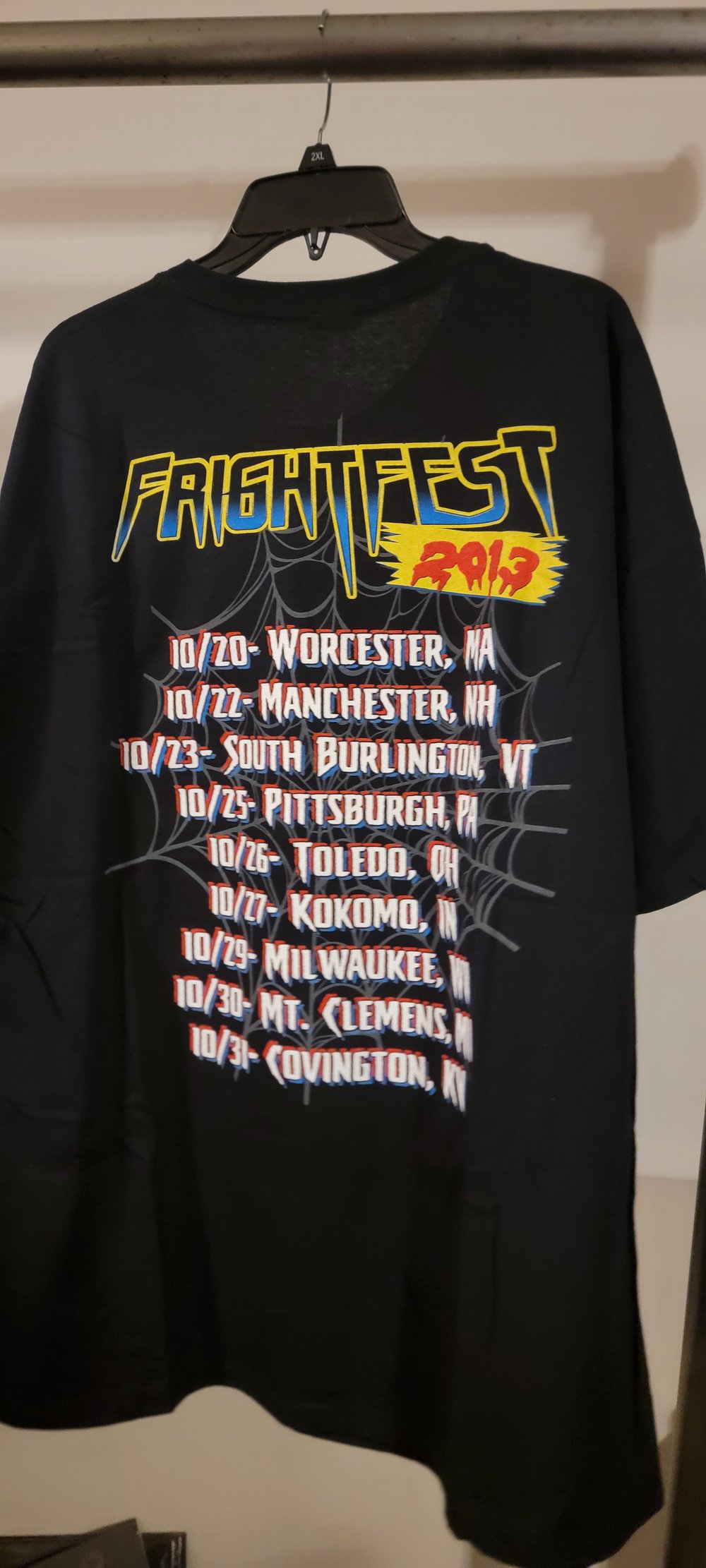 Twiztid Fright Fest 2013 tee 3xl