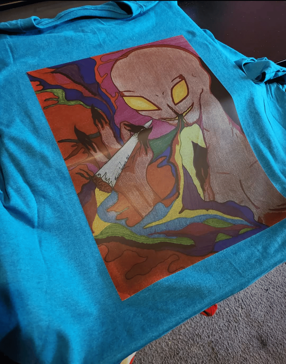 420 ALIEN drawn by Marcos Gutierrez