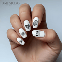 Image 1 of LAS VEGAS RAIDERS FOOTBALL NAIL DECALS 
