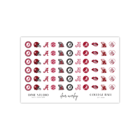 Image 2 of ALABAMA CRIMSON TIDE NAIL DECALS 
